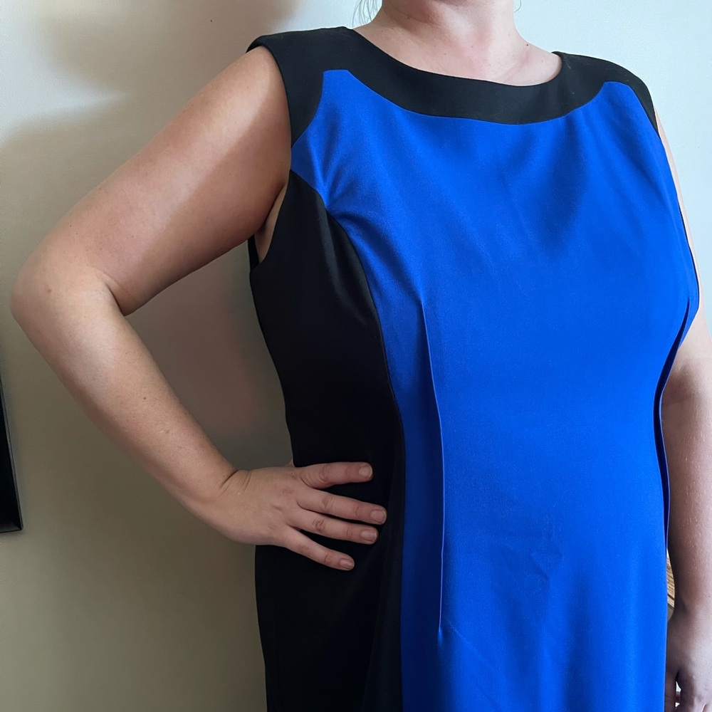 Calvin Klein illusion dress